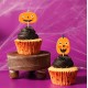 Jack-o-Lantern - Θήκες και διακοσμητικά για cupcakes Halloween