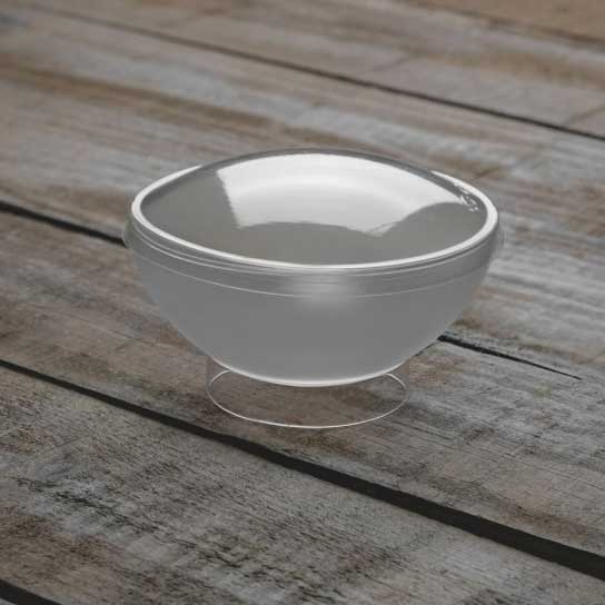 ΜΠΩΛ ΗΜΙΣΦΑΙΡΙΚΟ 240cc ΔΙΑΦΑΝΑ 22τεμ. ΜΕ Ή ΧΩΡΙΣ ΚΑΠΑΚΙ