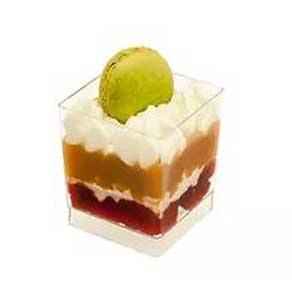 Πλαστικά Ποτηράκια Γλυκού Κύβος 85cc Διάφανα 30τεμ.