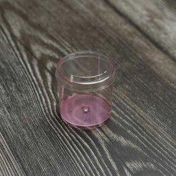 Ροζ Διάφανα Πλαστικά Ποτηράκια Γλυκού Στρογγυλά 85cc 24τεμ. Με ή χωρίς καπάκι