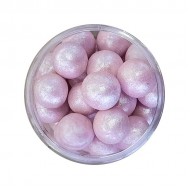 Ρόζ Μεταλλιζέ Μεγάλες Crunchy Πέρλες Δ1,8εκ. 150γρ