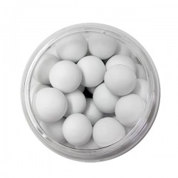 Λευκές Ματ Μεγάλες Crunchy Πέρλες Δ1,8εκ. 130γρ