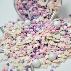 X-mas Pink Sprinkle Mix 150γρ.