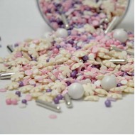 X-mas Pink Sprinkle Mix 150γρ.