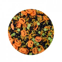 Halloween Sprinkle Κολοκύθα ΜIX -2 - 150γρ -Cake Art