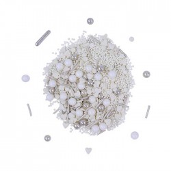WHITE WEDDING Sprinkle Mix 60g - PME