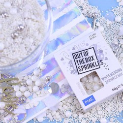 WHITE WEDDING Sprinkle Mix 60g - PME