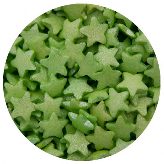 Αστεράκια Πράσινα Περλε 60γρ. 8χιλ