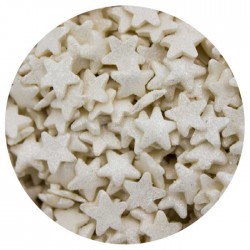 Αστεράκια  Λευκά Περλε 150γρ. 8χιλ