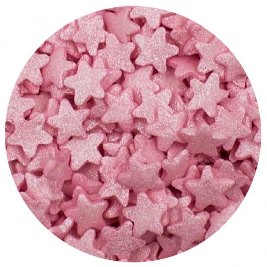 Αστεράκια  Ροζ Περλε 60γρ. 8χιλ