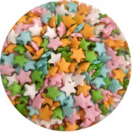 Αστεράκια Πολύχρωμα Περλε 150γρ. 8χιλ