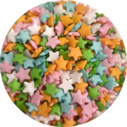 Αστεράκια Πολύχρωμα Περλε 150γρ. 8χιλ