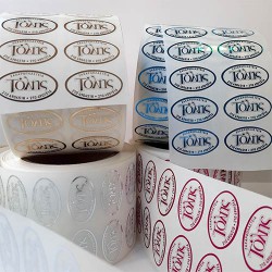 10.000 Αυτοκόλλητα σε Ρολό για Γλυκά 3.5x2εκ. 1 Χρώμα 