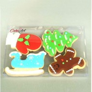 Κουτί πλαστικό διαφανές για μπισκότα & πλακέτες 21x14xY2εκ.