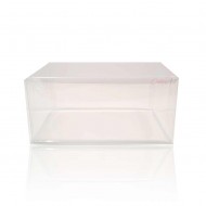 Κουτί πλαστικό διαφανές για μελομακάρονα και κουραμπιεδες 15x10xY7εκ.