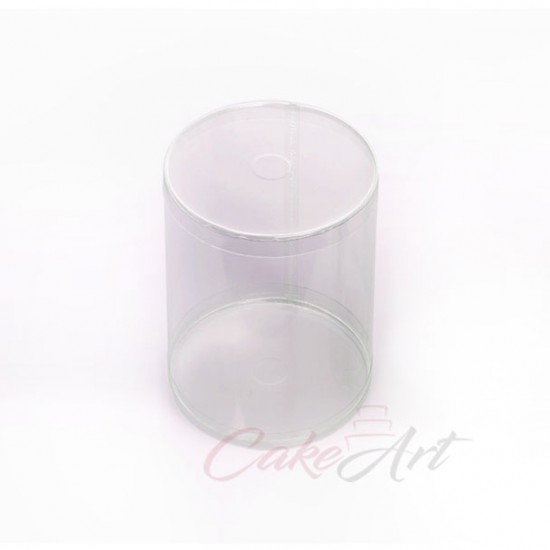 Κουτί PVC Gelatin Στρογγυλό Δ13xY20εκ. κατάλληλο και για Αυγό Πασχαλινό 180-240γρ.