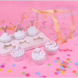 Διάφανο Κουτί για 6 Cup Cakes 17,5 x 26,5 x Y1385εκ. 