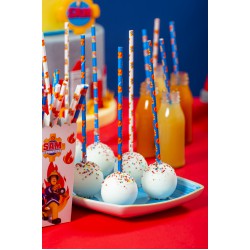 Πυροσβέστης Σαμ Χάρτινα βιοδιασπώμενα Καλαμάκια - 80 Τεμ.