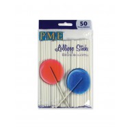 Λευκά Sticks για Pops (11,5εκ, 50τεμ)
