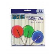 Λευκά Sticks για Pops (9,5εκ, 75τεμ)