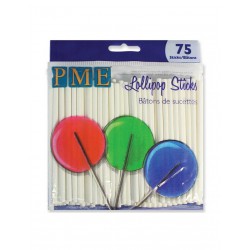 Λευκά Sticks για Pops (9,5εκ, 75τεμ)