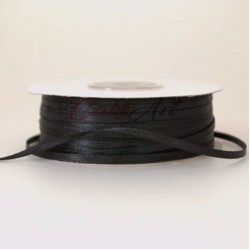 ΜΑΥΡΗ ΚΟΡΔΕΛΑ ΣΑΤΕΝ ΔΙΠΛΗΣ ΟΨΗΣ 3 χιλ. X 100 Μέτρα 