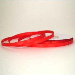 ΚΟΚΚΙΝΗ ΚΟΡΔΕΛΑ ΣΑΤΕΝ ΔΙΠΛΗΣ ΟΨΗΣ 6 χιλ. X 25 Μέτρα 