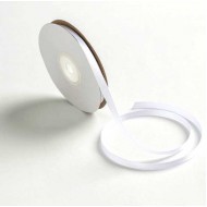 ΛΕΥΚΗ ΚΟΡΔΕΛΑ ΣΑΤΕΝ ΔΙΠΛΗΣ ΟΨΗΣ 6 χιλ. X 25 Μέτρα 