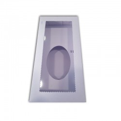 Kουτί με παράθυρο διάφανο για μισά αβγά 15,5 x 30,5 x Y9εκ.