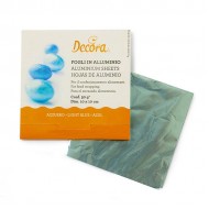 Τυρκουάζ Φύλλα Αλουμινίου Περιτυλίγματος για Σοκολάτα 10 x 10εκ. - 150Τεμ.