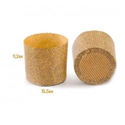 ΧΑΡΤΙΝΗ ΦΟΡΜΑ ΨΗΣΙΜΑΤΟΣ ΜΙΑΣ ΧΡΗΣΗΣ PANETTOΝΕ ø 15,5 cm