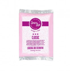 Ζαχαρόπαστα SugarRoll Classic 250gr. Ροζ