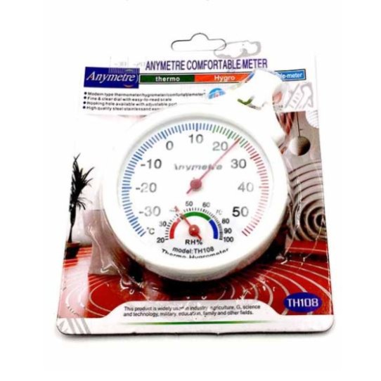 ΘΕΡΜΟΜΕΤΡΟ / ΥΓΡΟΜΕΤΡΟ ΑΝΑΛΟΓΙΚΟ ΠΛΑΣΤΙΚΟ