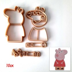 Πέπα ολόσωμη Γουρουνάκι 3D Κουπάτ 10εκ  