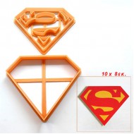 Superman 3D Κουπάτ 10εκ x 8 εκ. 