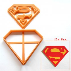 Superman 3D Κουπάτ 10εκ x 8 εκ. 