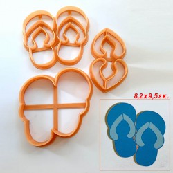 Σαγιονάρες 3D Κουπάτ 9,5εκ x 8,2 εκ. 