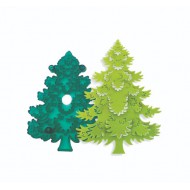 Kουπατ Χριστουγεννιάτικo Δέντρο Ανάγλυφο 15x19.5cm