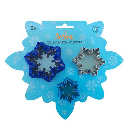 Frozen Star κουπατ πλαστικό Σετ 3 Τεμ. 7 - 5 - 4 cm - Decora