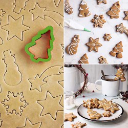 Χριστουγεννιάτικο κουπάτ δέντρο και Χιονάνθρωπός Σετ 2 Τεμ- Decora