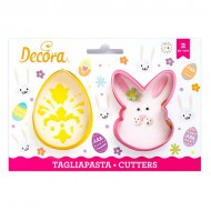 Αυγό και Λαγός πρόσωπο Κουπάτ Σετ 2 Τεμ. (Basket and Βunny Face) - Decora