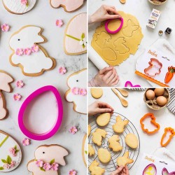 Αυγό και Λαγός πρόσωπο Κουπάτ Σετ 2 Τεμ. (Basket and Βunny Face) - Decora