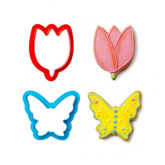 Τουλίπα και Πεταλούδα Κουπάτ Σετ 2 Τεμ. (Tulip & Butterfly) - Decora