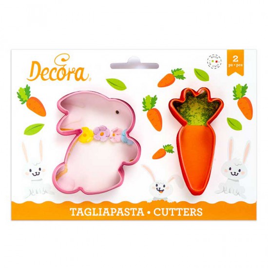 Κουνέλακι και Καρότο Κουπάτ Σετ 2 Τεμ. (Rabbit and Carrot) - Decora