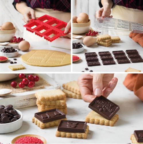 ChocoCookie χριστουγεννιάτικο κουπάτ και καλούπι σοκολάτας Σετ 2 Τεμ. - Decora