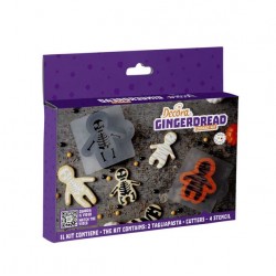 Κουπάτ και στένσιλ για μπισκότα με τζίντζερ για το Halloween - VIDEO