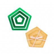 Πεντάγωνα Κουπατ  Σετ 3 Τεμ. - Decora