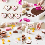 Καρδιά Κουπατ Σετ 4 Τεμ. - Decora