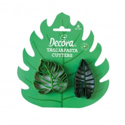 T ροπικά φύλλα - Κουπάτ για μπισκότα -Set 2 Τεμ.