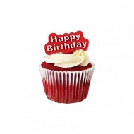 Σετ 2 κουπάτ Happy Birthday 5cm και 3cm